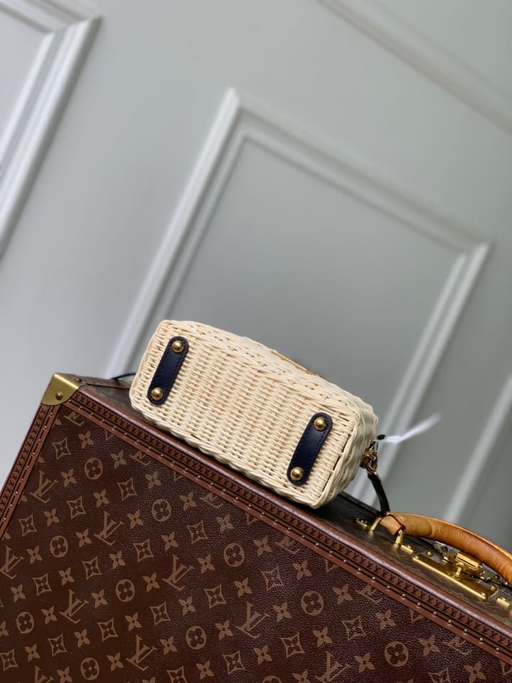 Louis Vuitton Capucines Mini Handbag in Beige