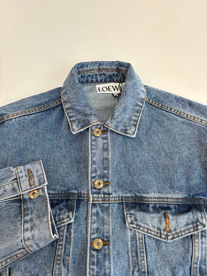 Loewe Anagram Denim Jacket – 24FW in Blue Denim