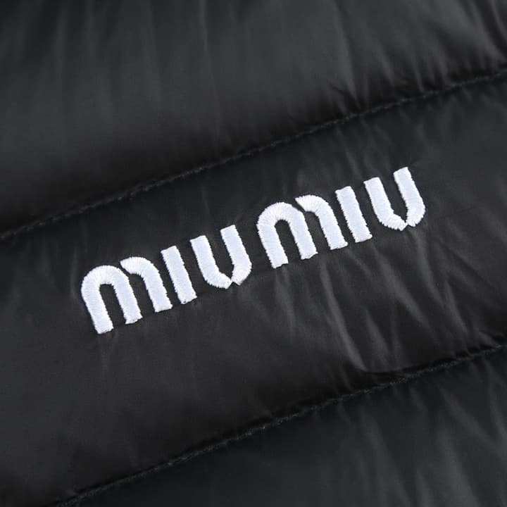 Miu Miu Down Vest – 25SS in Black