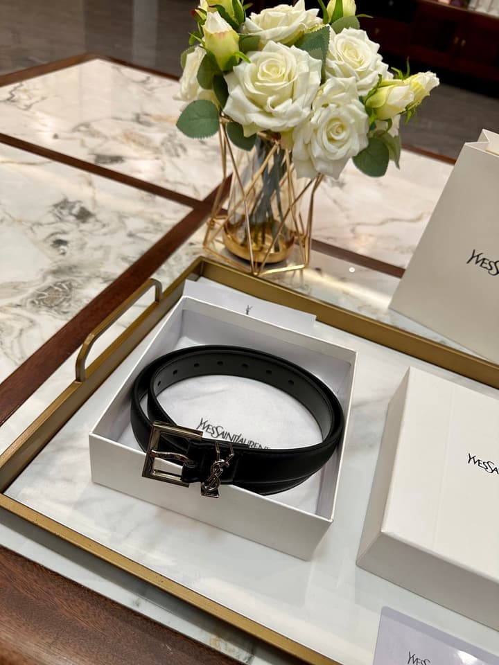 Saint Laurent Classic Leather Belt – 3.0cm
