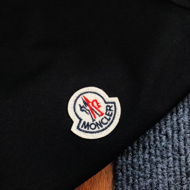 Moncler Classic Print Logo T-Shirt – 2026SS in Black Large Logo