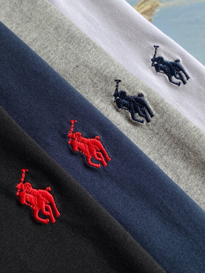 Ralph Lauren Pony Logo Crewneck T-Shirt in Black