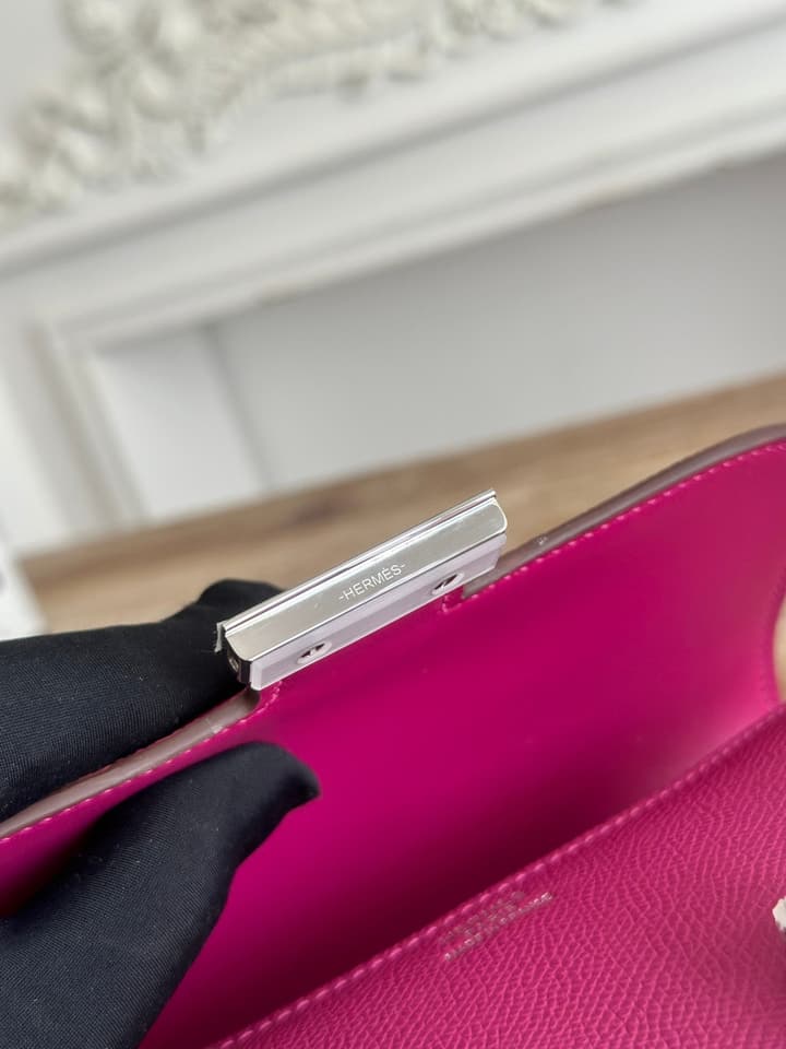Hermès Constance Bag – Rose Purple Epsom Leather in Pink With Gold Hardware