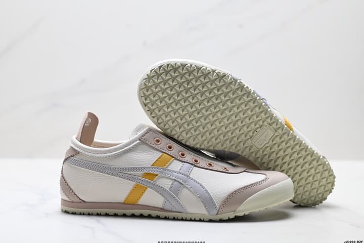 Onitsuka Tiger NIPPON MADE MEXICO 66 DELUXE Sneakers in Cream Yellow Taupe