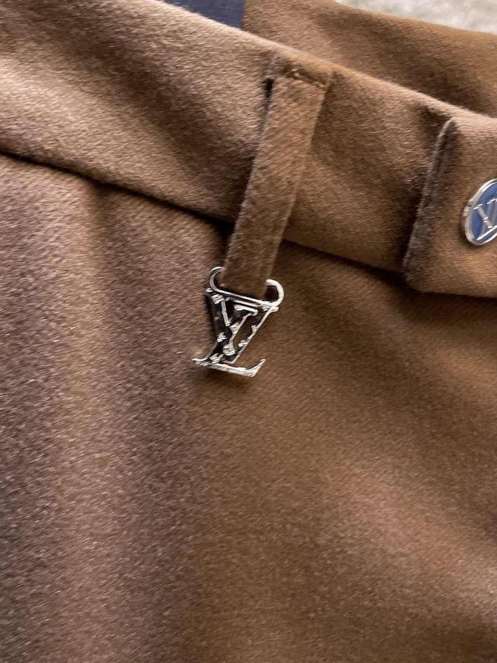 Louis Vuitton Wool Blend Dress Trousers – Autumn/Winter Collection in Black