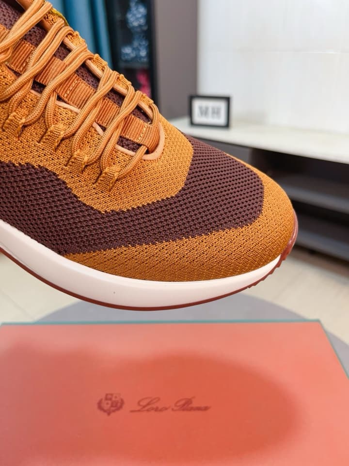 Loro Piana Classic Mesh and Leather Loafers