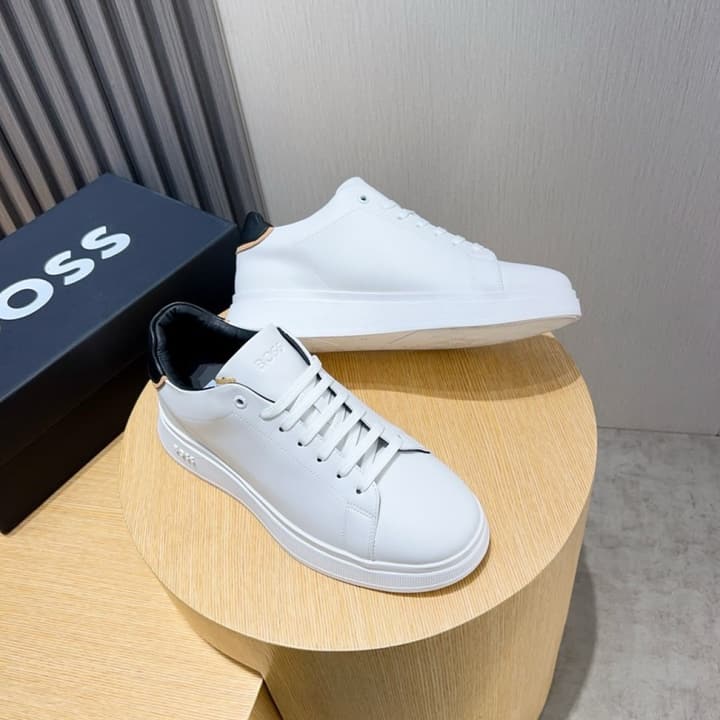 Boss Classic Driving Shoes in Black With Polished Toe
