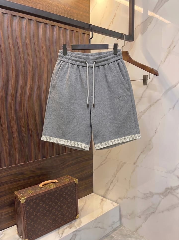 Dior 2026 Summer Unisex Air Layer T-Shirt and Shorts Set – 2026SS in Black