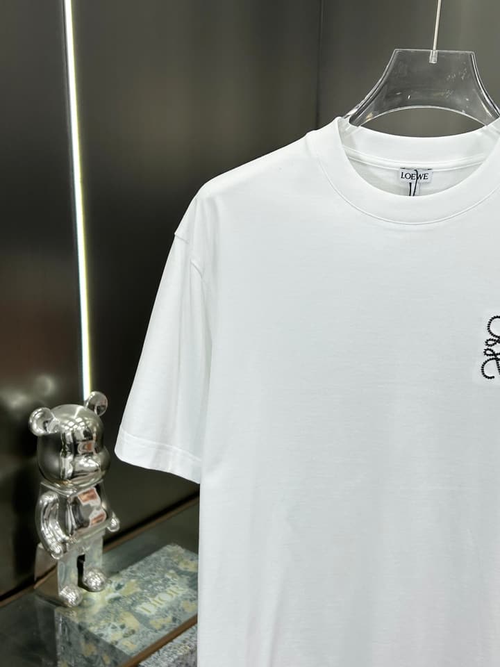 Loewe 3D Logo High-Count Cotton T-Shirt – 2026SS in Black