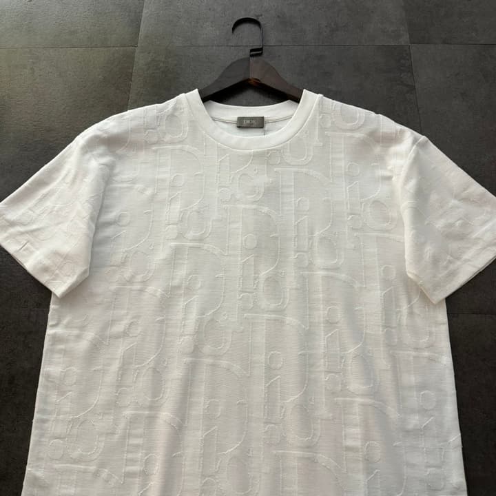Dior Oblique Print Cotton T-Shirt – 2026SS Collection in Black