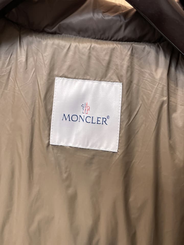 Moncler Stand Collar Embossed Down Jacket – Limited Edition in Black