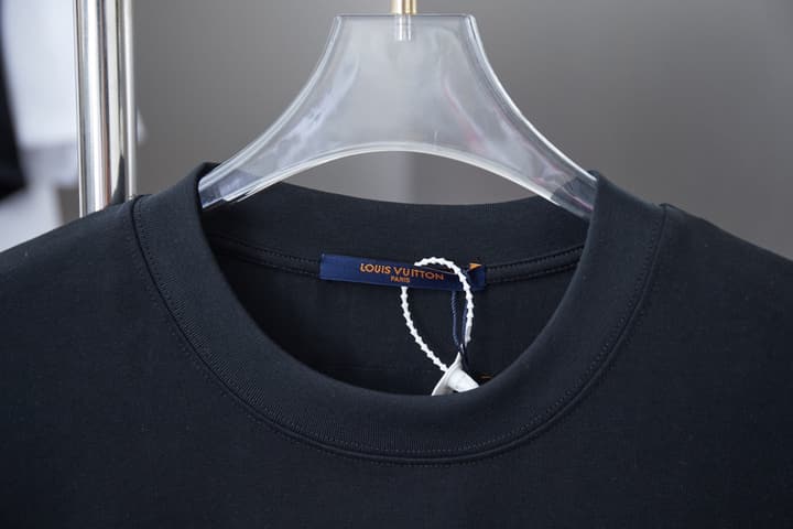 Louis Vuitton Toothbrush Embroidery Logo T-Shirt – 26SS Early Spring Collection in Black