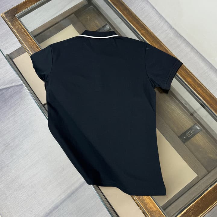 Loewe Business Casual Short-Sleeved Polo Shirt – 2026SS in Black