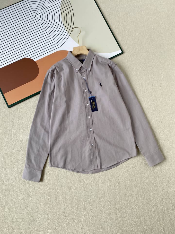 Ralph Lauren Unisex Oxford Long Sleeve Shirt in Black