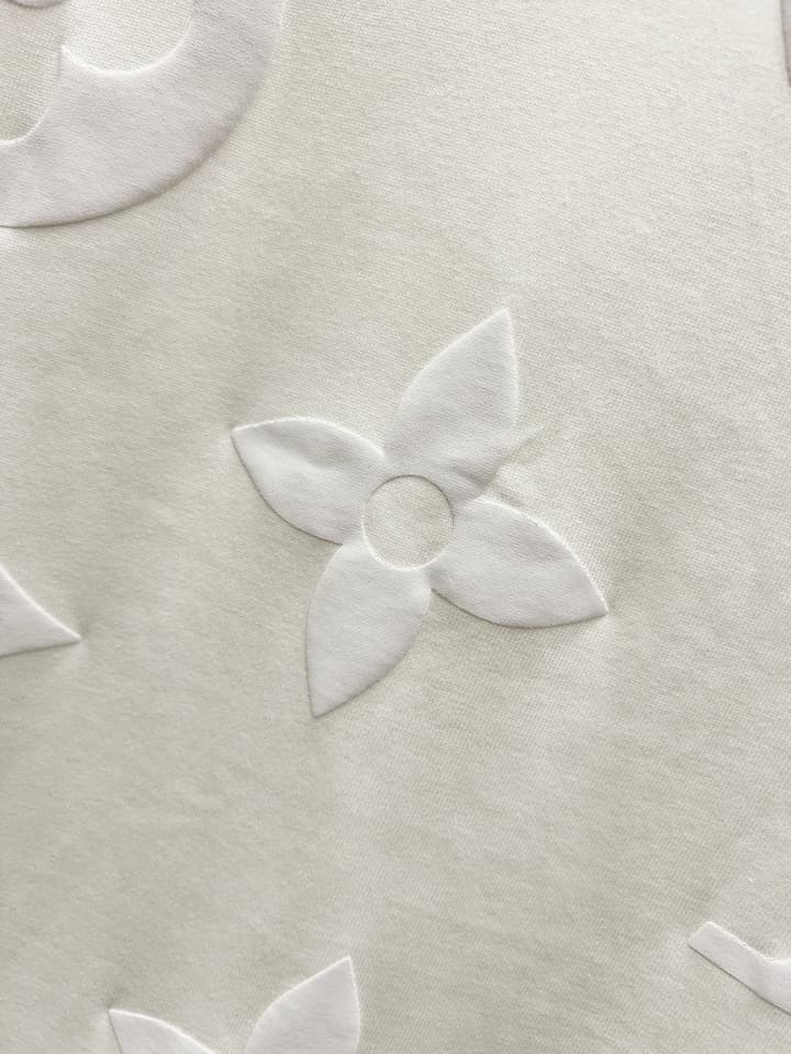Louis Vuitton Monogram Clover Print Oversized T-Shirt in White