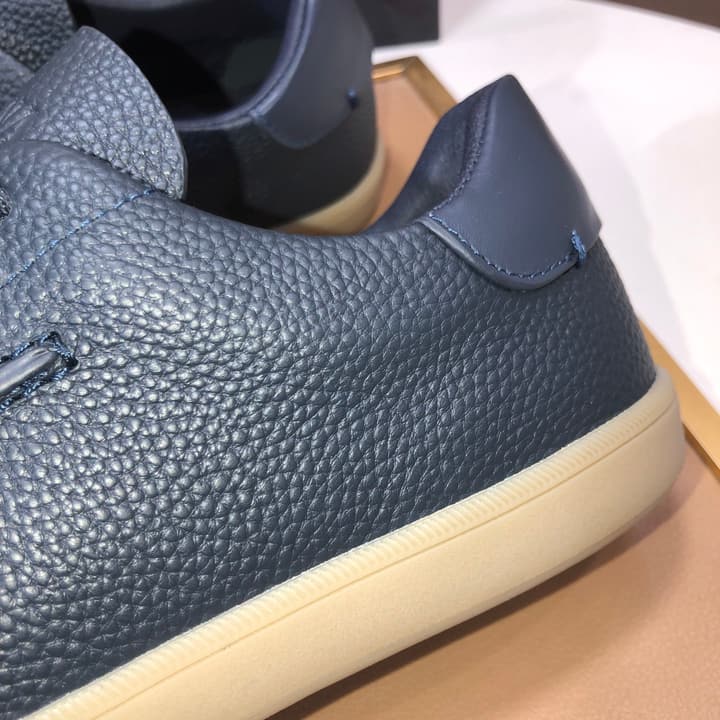 Zegna 232 Suede and Leather Sneakers