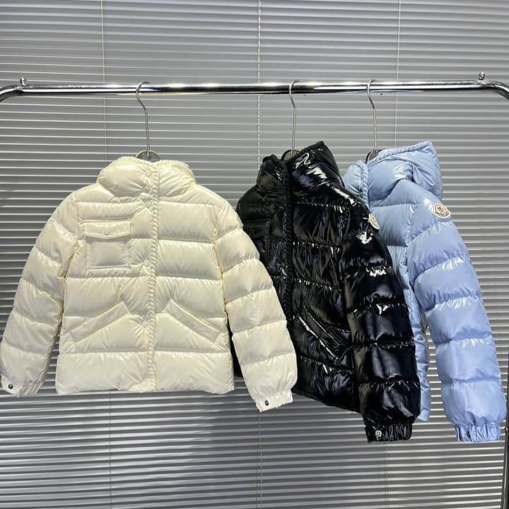 Moncler Kids Hooded Down Jacket – 25FW in Classic Black