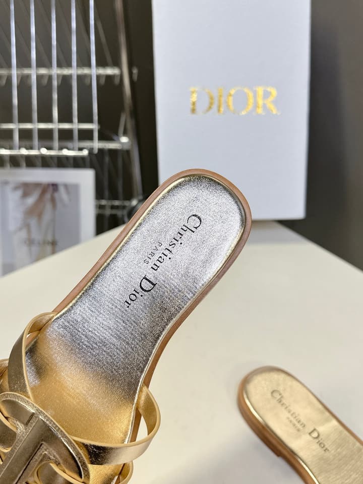 Dior CD Slides – 25SS in Black