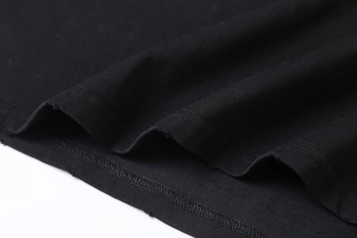 Balenciaga Apple Logo Embroidered Distressed T-Shirt – 26SS in Black