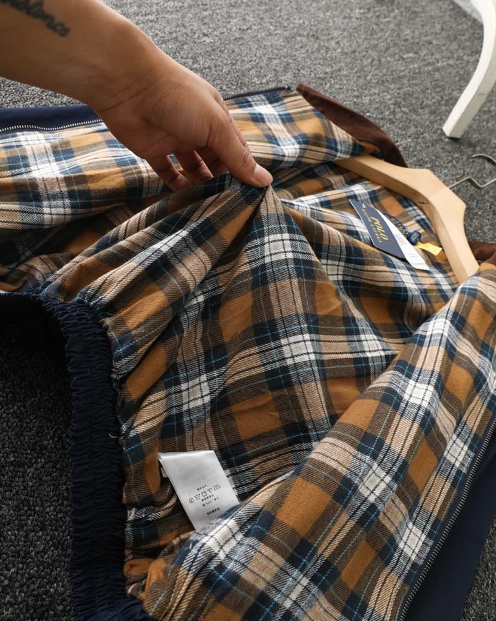 Ralph Lauren Campus Collared Jacket in Blue