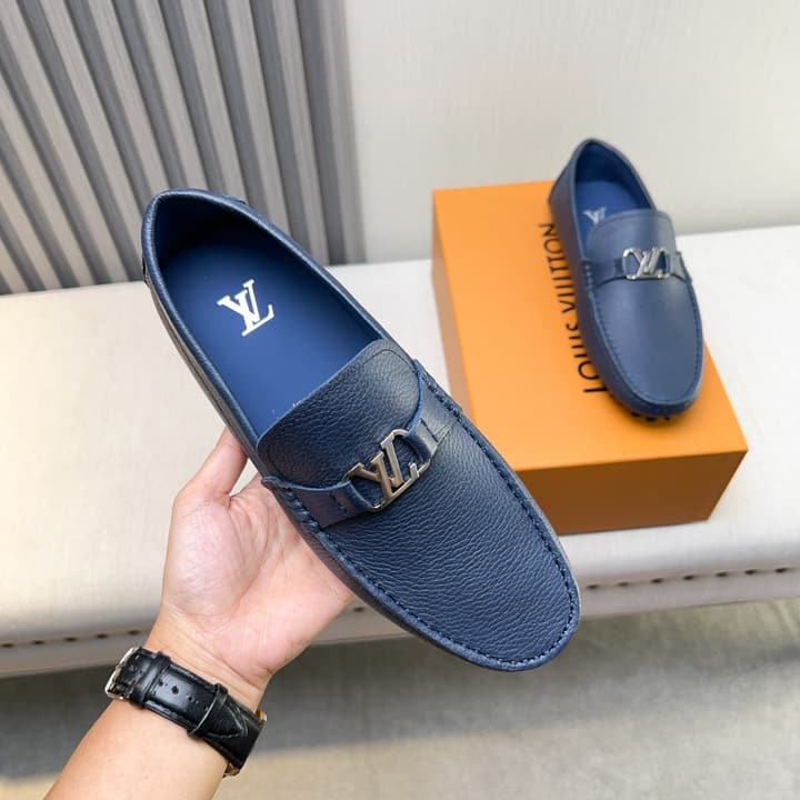 Louis Vuitton Monte Carlo Moccasin Loafers in Black Smooth Leather