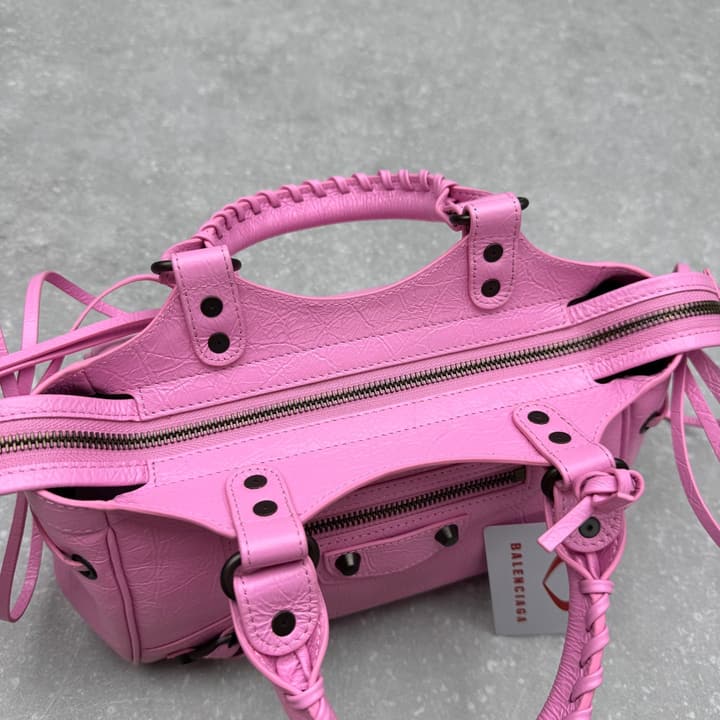 Balenciaga Le City Bowling Bag – Qixi Limited Edition in Black Oil Wax Leather