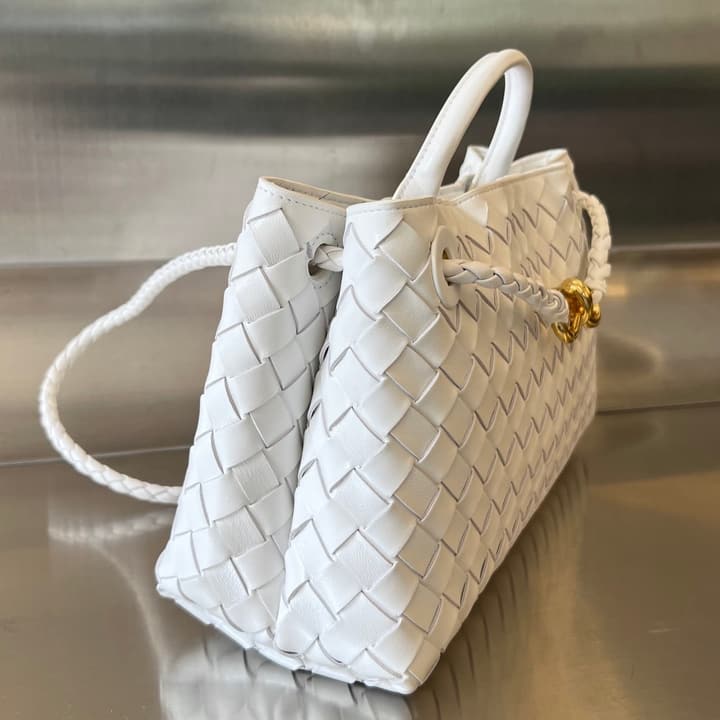 Bottega Veneta Andiamo Handbag in Charcoal Grey