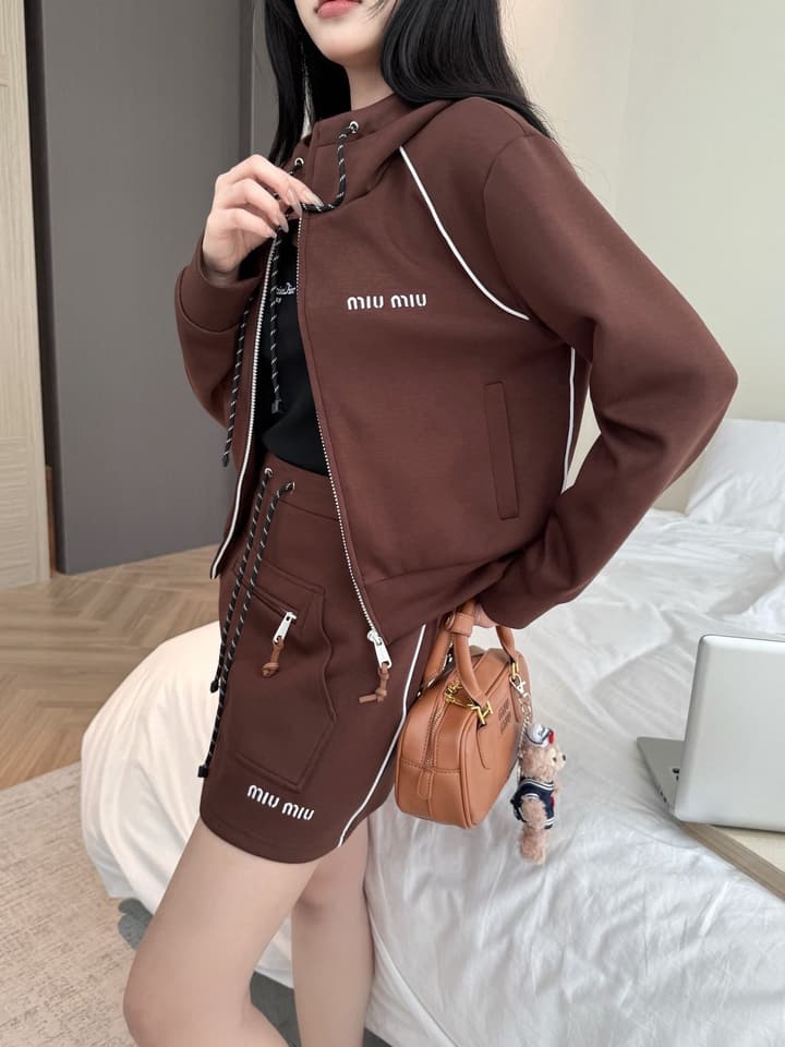 Miu Miu 25SS Casual Set in Black