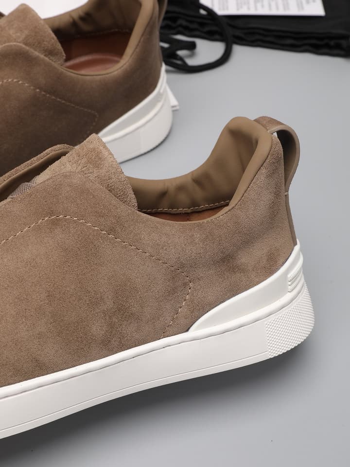 Zegna Triple Stitch Low-Top Sneakers