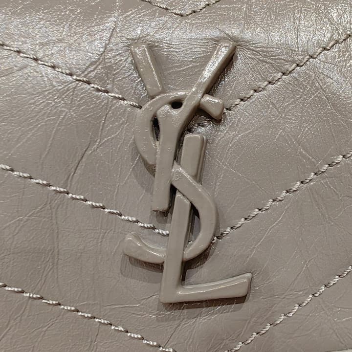 Saint Laurent Niki Baby Shoulder Bag in Apricot