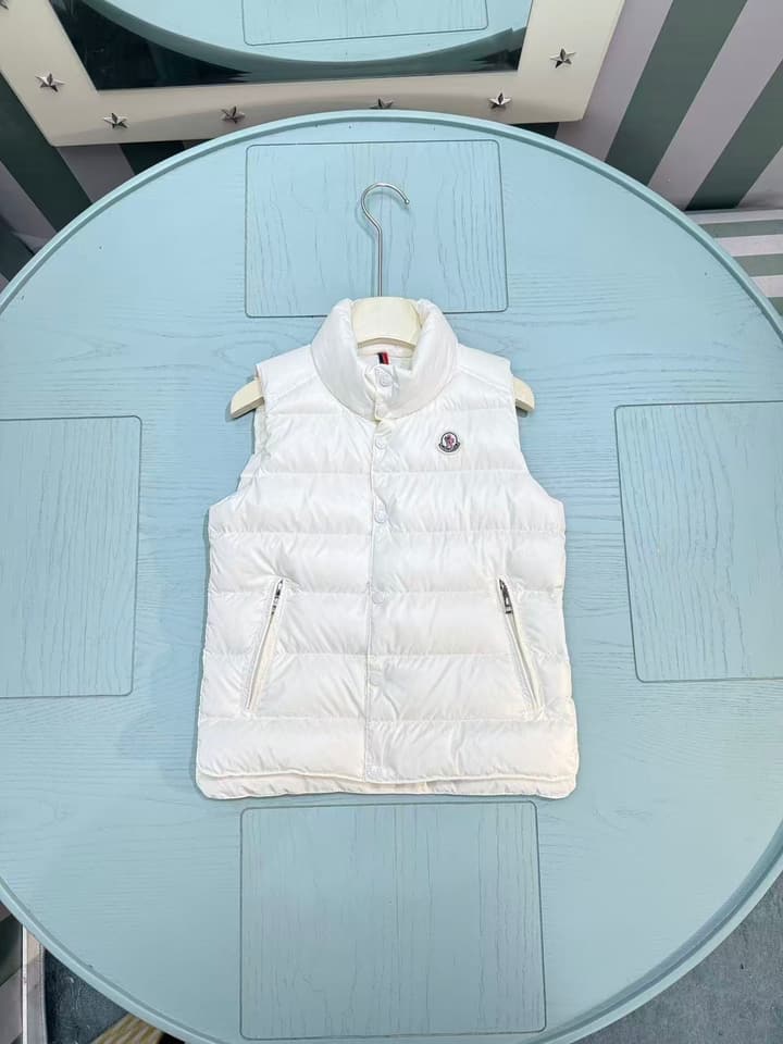 Moncler Kids Puffer Vest – 2025SS/FW Collection in Black