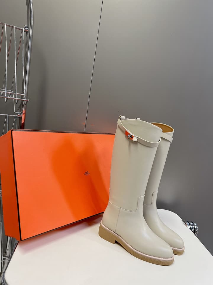 Hermès Kelly Riding Boots in Black