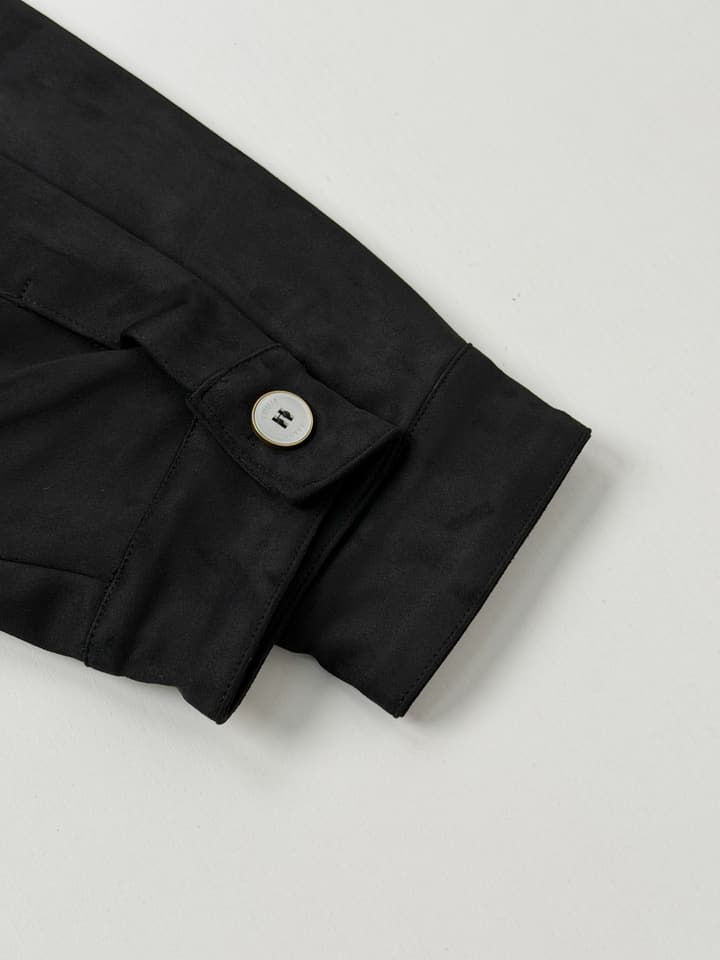 Louis Vuitton 3D V Embroidered Suede Workwear Jacket