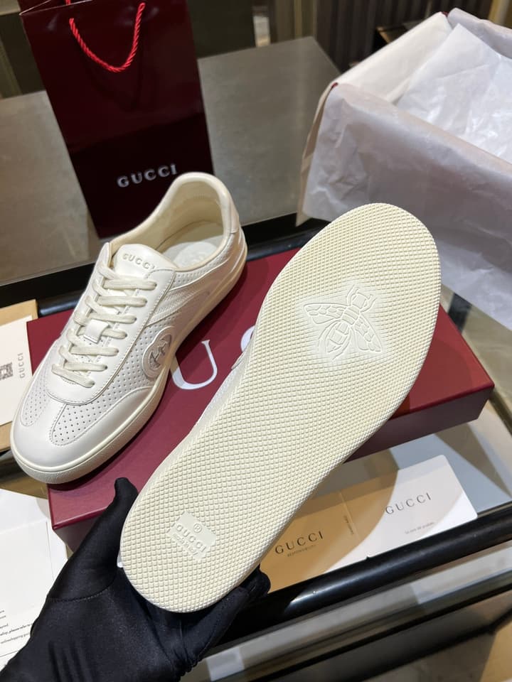 Gucci Retro German Training Sneakers in Black Monochromatic