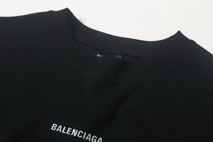 Balenciaga Laser Reflective Logo T-Shirt – 26SS in Black