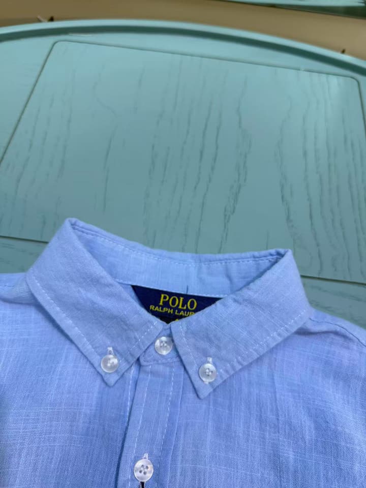 Ralph Lauren Polo Kids Embroidered Shirt – 2025SS – Kids Collection in Null