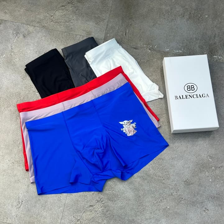 Balenciaga Seamless Ice Silk Men's Underwear