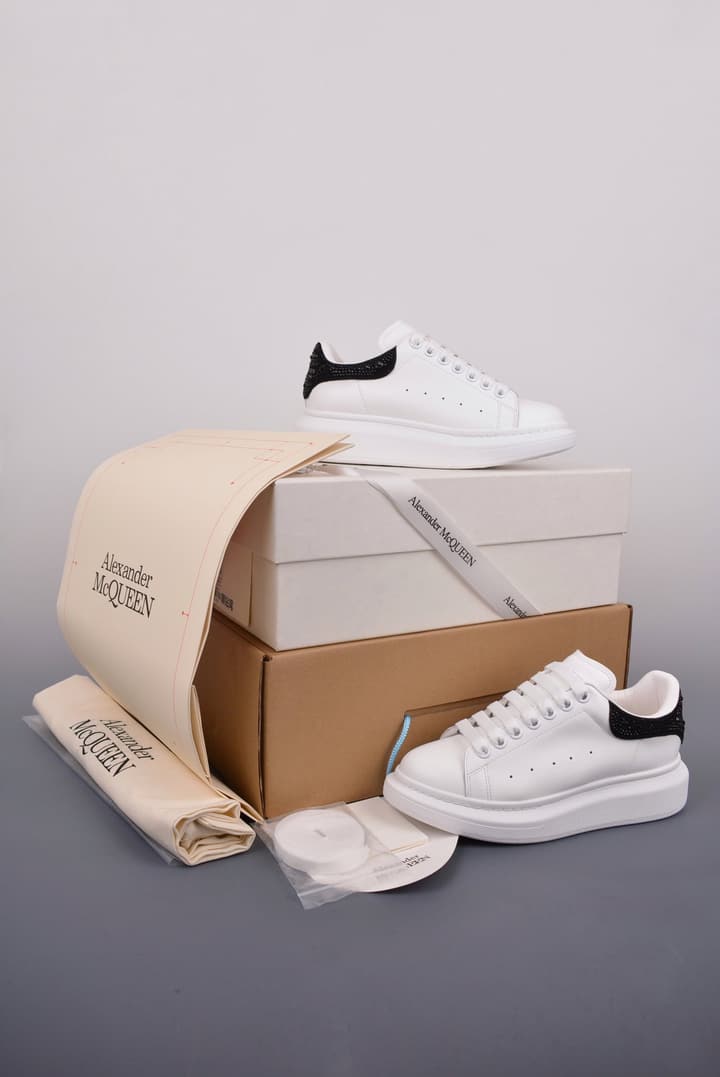 Alexander McQueen Rhinestone Sole Sneakers