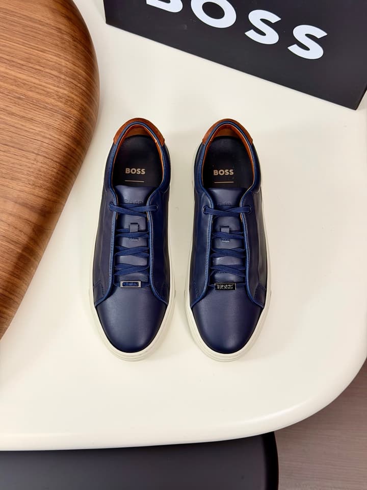 Boss Men's Casual Leather Sneakers