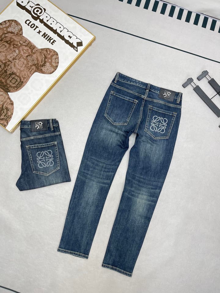 Loewe Collaborative Slim-Fit Tapered Denim Jeans