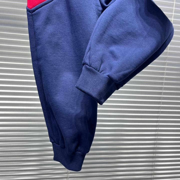 Gucci Kids Color-block Tracksuit – Kids Collection in Navy And Red Spliced Tracksuit