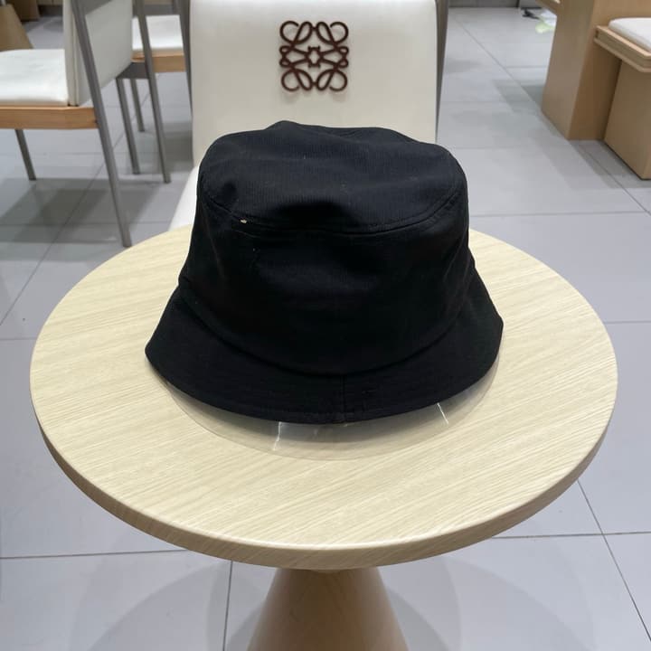 Moncler 2025 Autumn Bucket Hat in Black