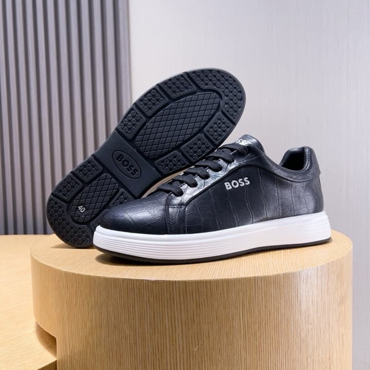 Boss Classic Leather Driving Shoes