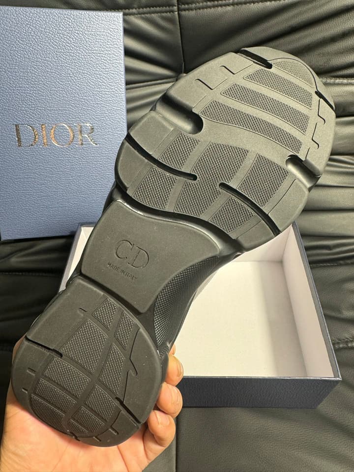 Dior B22 Calfskin Sneakers in Black