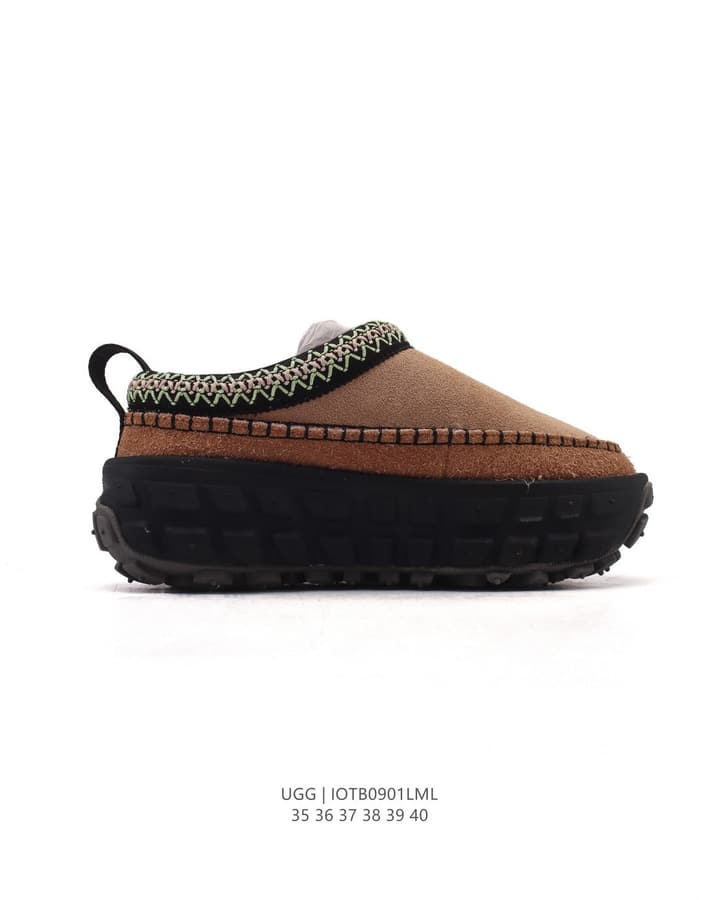 UGG Tire Sole Cotton Slippers Snow Boots in White