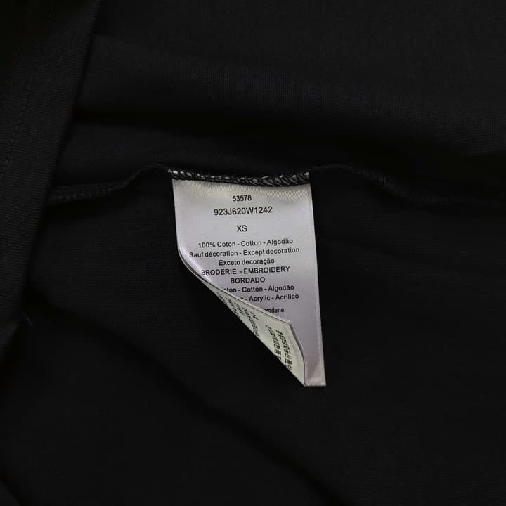Dior Embroidered Letter Patch T-Shirt – 2025 Collection in Black