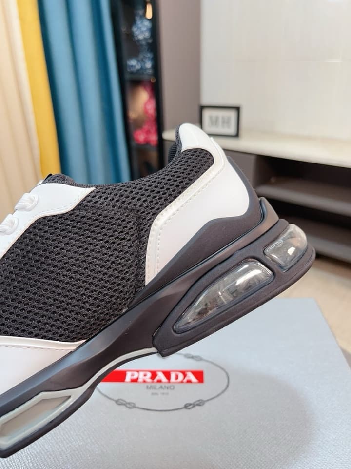Prada Men's Air Cushion Mesh Sneakers