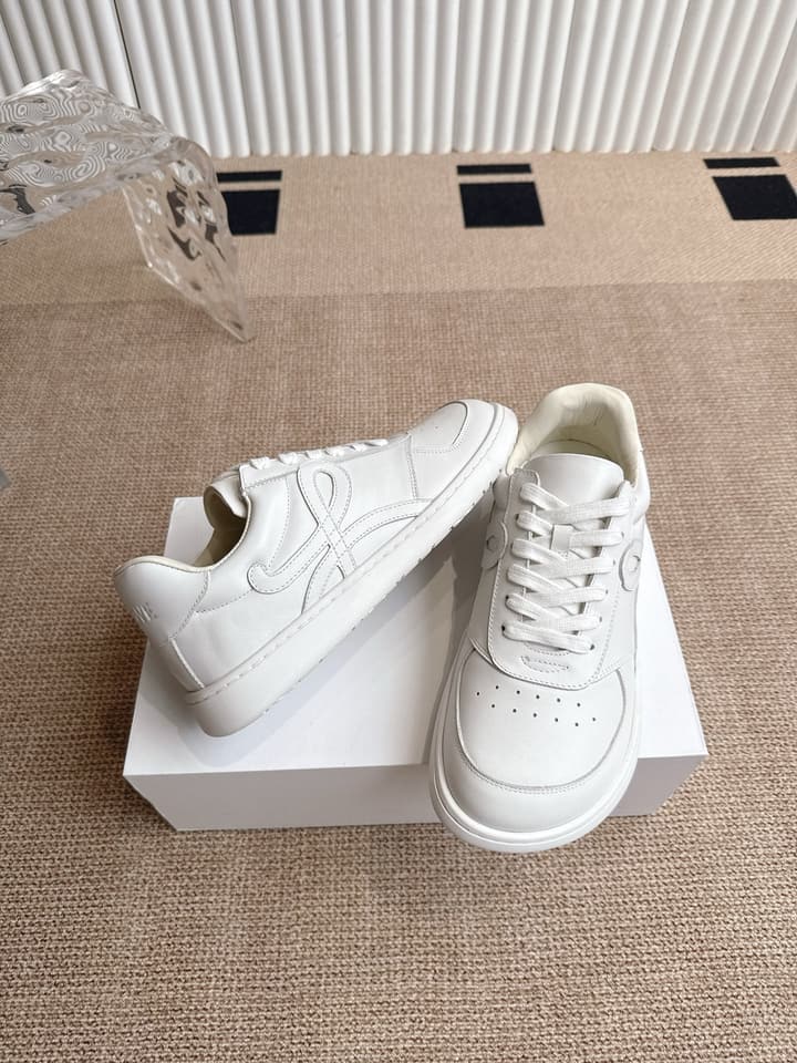 Loewe Spliced Minimalist Sneakers in Black