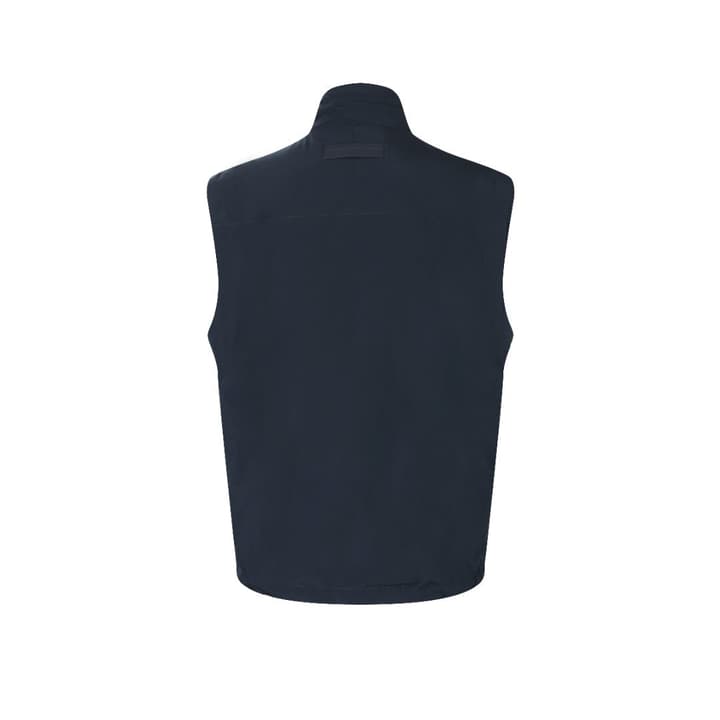 Zegna Microfiber Reversible Brezza Vest in Dark Blue