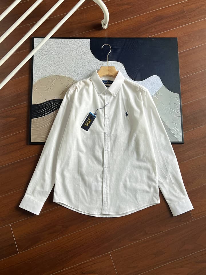 Ralph Lauren Pony Logo Linen Shirt – Spring/Summer Collection in Black